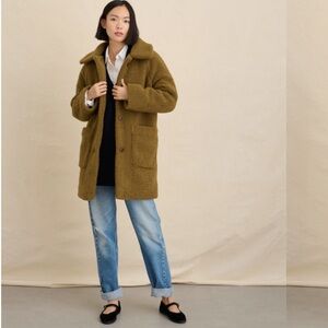 Alex Mill Jacob Sherpa Coat Sz S